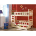 Кровать Сиена 2-х ярусная из массива березы