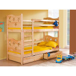 Детские двухъярусные кровати из массива дерева