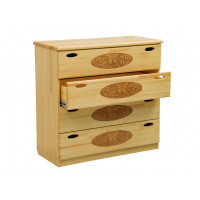 Комод Галатея с резьбой из березы