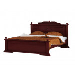 Двуспальные кровати из березы