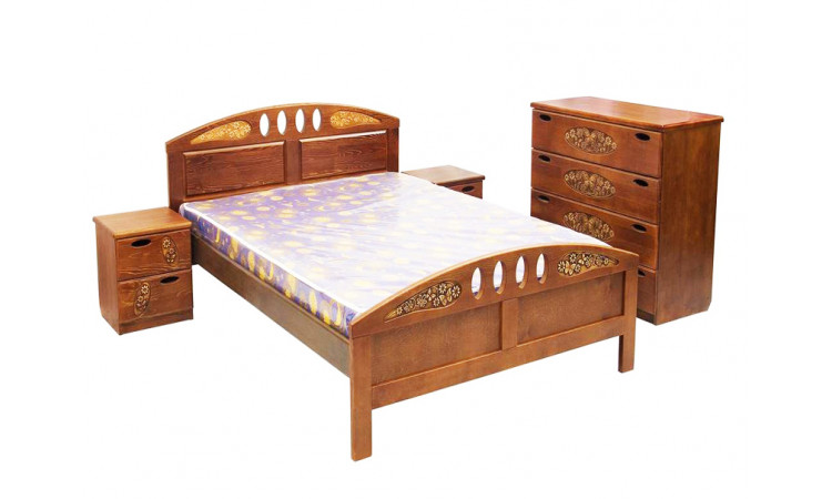 Кровать Галатея из массива березы