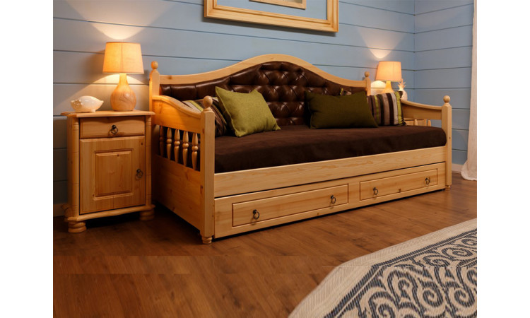 Кровать Милана детская из массива березы