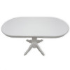 Белые овальные столы