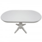Белые овальные столы