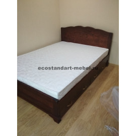 Кровать Муза,старый орех-3